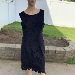 Ellen Tracy black evening sleeveless
